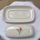Vintage ceramic butter dish with lid.