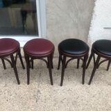 Suite de 4 tabourets de bistrot (assises neuves)