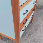 Secretary desk, drawers, vintage, revamped, 1960s