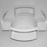 Vintage UFO Coffee Table • Jean Maneval • Space Age • 1970