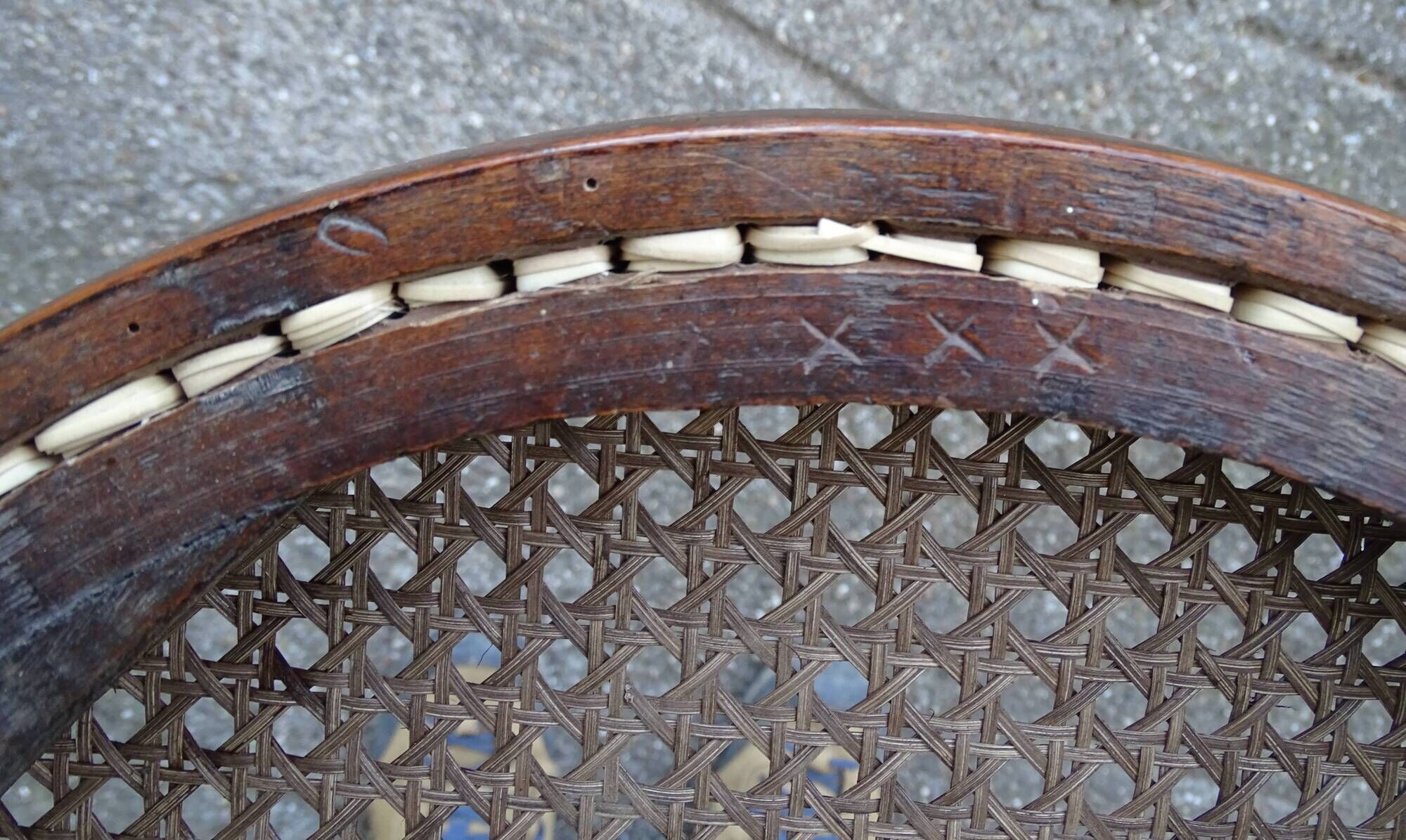 Thonet bistro chair N°20 ca 1868 new canework - rare model from this period -