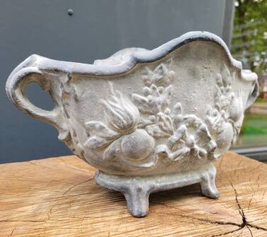 French cast iron jardiniere planter