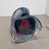 Large 41cm sommerso murano glass flavio poli attr. table light, italy, 1960s
