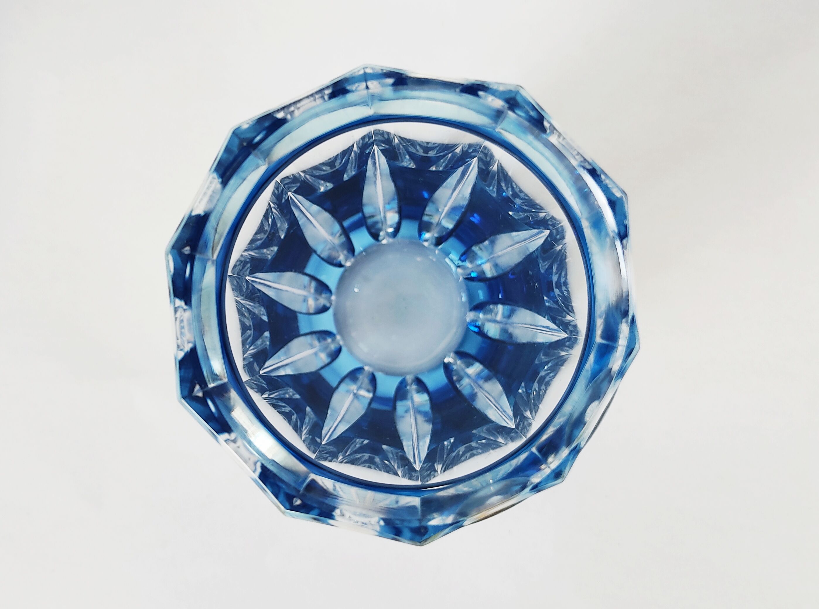 Val Saint Lambert crystal vase