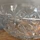 Crystal cup, handmade, chiseled.