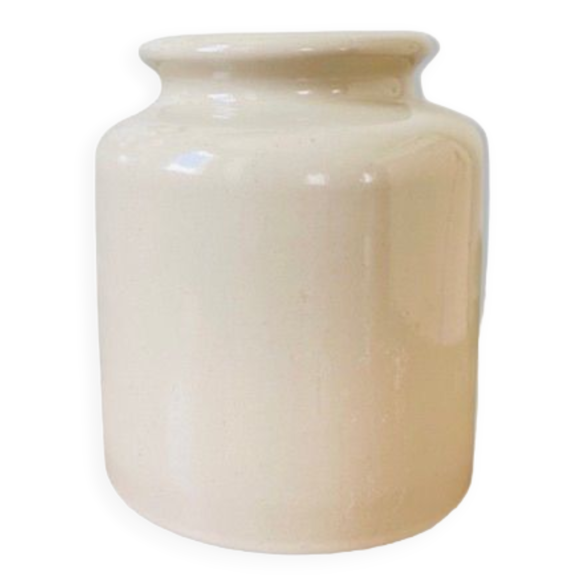 Vintage gray stoneware pot