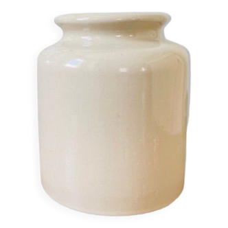 Vintage gray stoneware pot