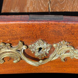 Louis XV Period Chest of Drawers in Mahogany Signed Pierre Roussel, 18th Century