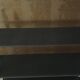 Weathered wooden shelf