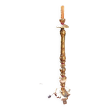 Wooden floor lamp base