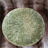 Old pottery ice bucket in majolica