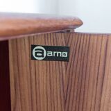 Arno wooden sideboard, Scandinavian teak wood sideboard, vintage storage unit