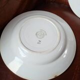 Set of 5 Terre de Fer plates 1900 Wilbur and St Amand