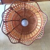 Vintage wicker suspension