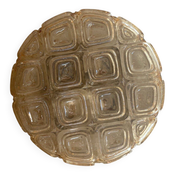 Plafonnier applique vintage ambré