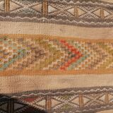 Old oriental carpet, kilim, 50s - 206 x 125cm