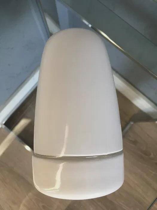 Wilhelm Wagenfeld for Lindner 6077 wall light, opaline glass, 1950s
