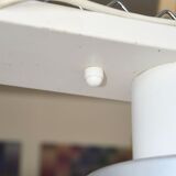Ceiling lamp indus 2 large spots with a lampshade reflector aluminum