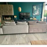 Lawrence composition sofa in two separable modules. Minotti sign LYON