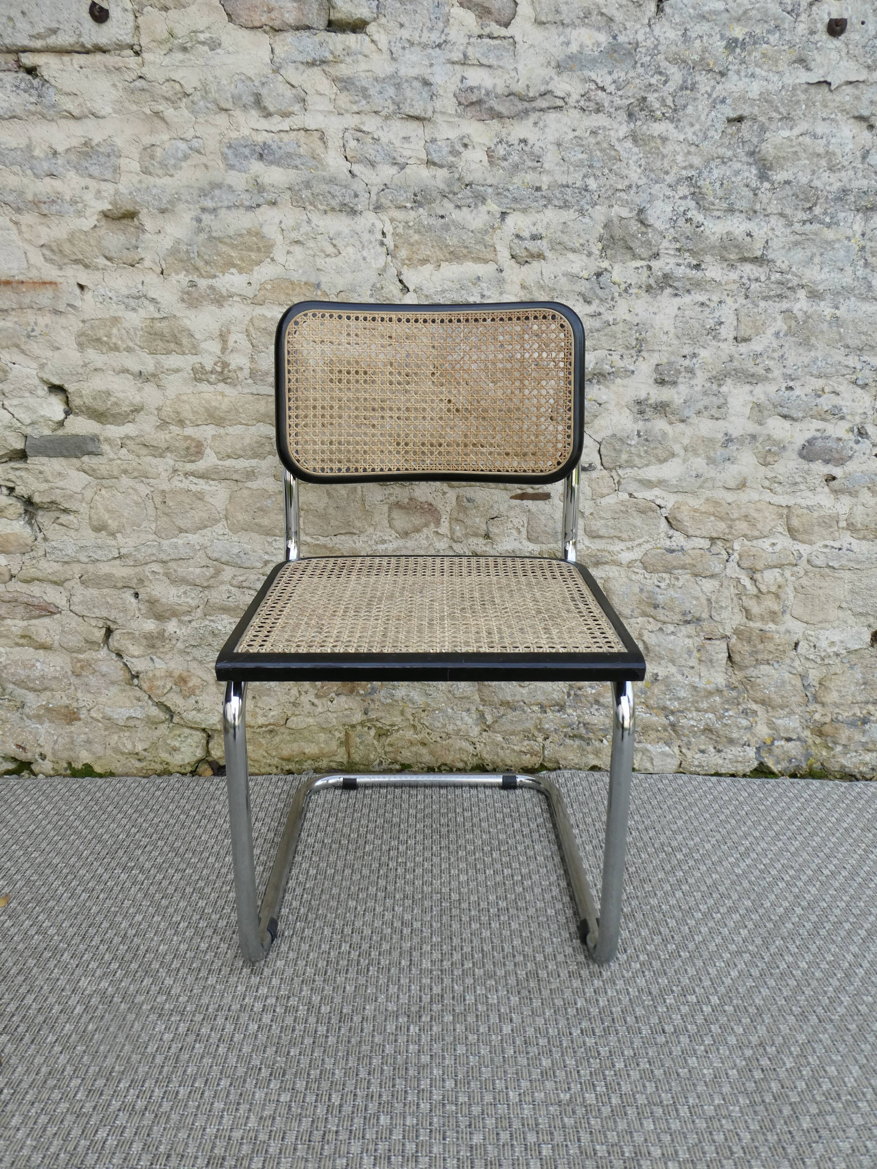 Cesca B32 chair by Marcel Breuer, Italy, 1980s