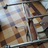 Folding trolley, textable style, 1960s-1970s