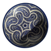 Coupe marocaine en céramique bleu de Fès D28