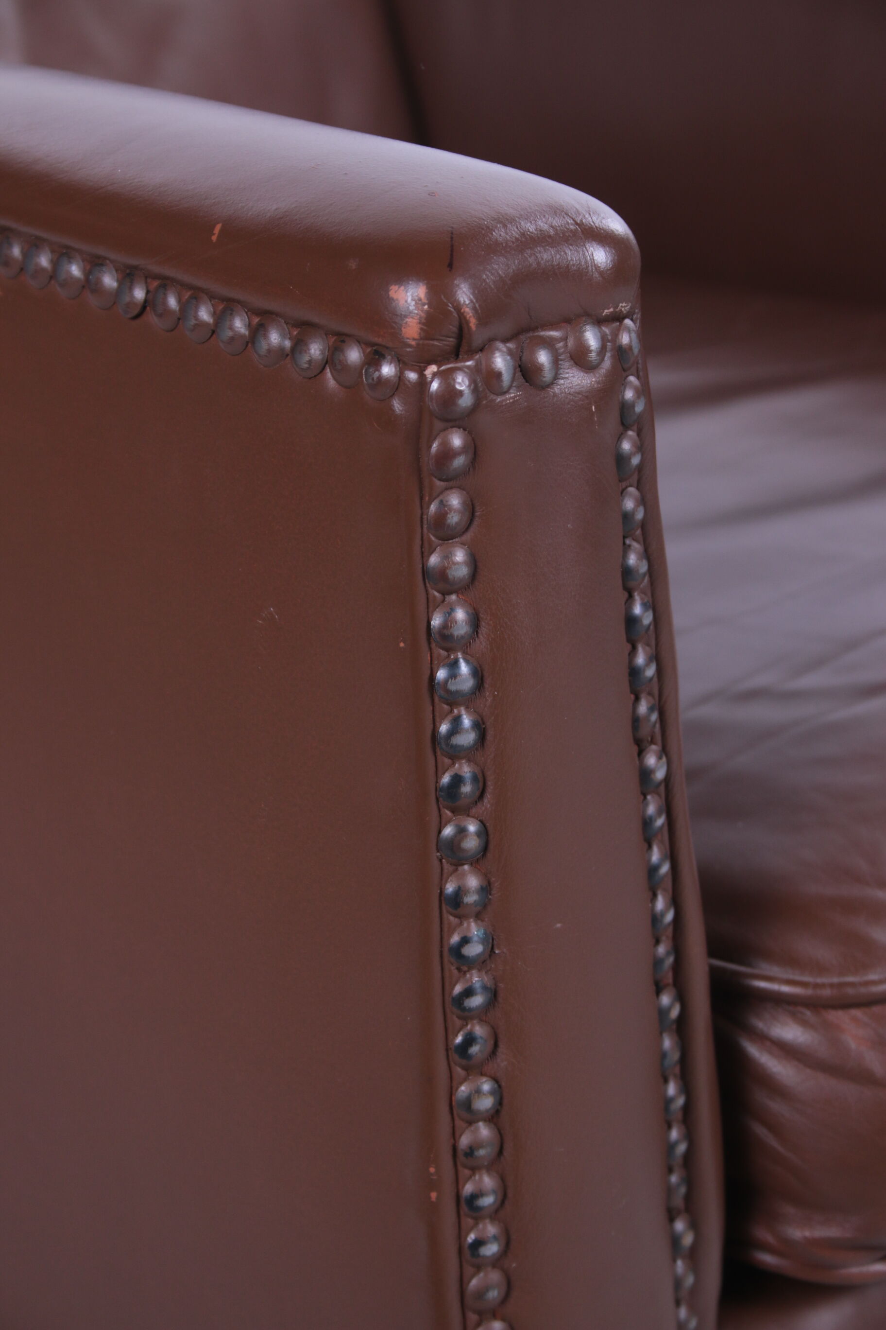 Vintage sheepskin armchair