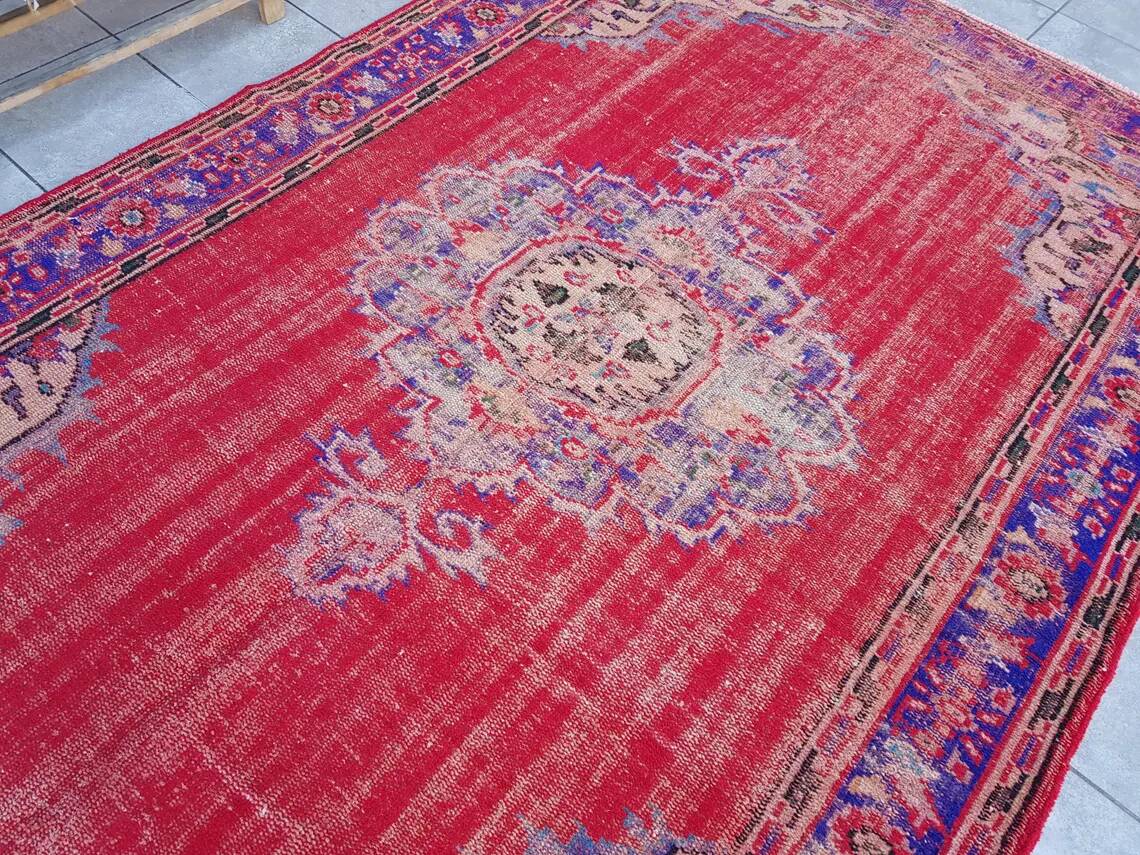 Decorative Oushak Floral Carpet sku 2330