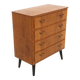 Scandinavian teak chest of drawers, Sweden, 1950.