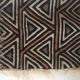 Hand Crafted Kuba Cloth Wall Hanging from D.R. Congo, 1960's