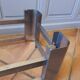 Stainless steel coffee table 1970