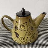 Conical shaped porcelain teapot