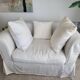 Ivory White Armchair