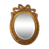 Old mirror with pediment 40x56cm