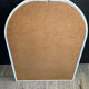 Vintage Art Deco style mirror in stained white wood.