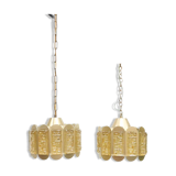 Vintage set hanglampen Vitrika Denmark