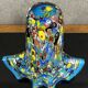 Large Murano glass vase with millefiori decoration.