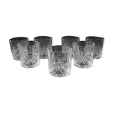 7 Verres Gobelets à Whisky en cristal