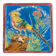 Trivet in cloisonné enamel from Longwy - pheasant design