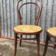 Pair of chairs curved wood tuna and Nr 14