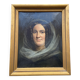 Oil painting on canvas 1850 victor darjou french portrait paint
