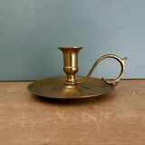 Antique brass candlestick - candle holder