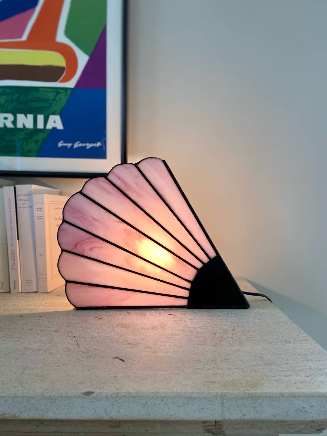 "Tiffany" style wall light - 1970.