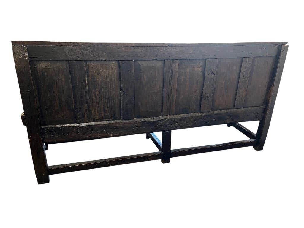 Vintage rustic wooden bench / antique bench