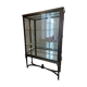 Large display cabinet in brass and glass - Louis XVI style - Early 20th century
