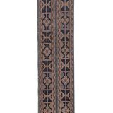 Vintage Turkish Oushak Handwoven Rug 58x667 cm