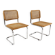 Set de 2 chaises "B32", Marcel Breuer, Italie, 1990