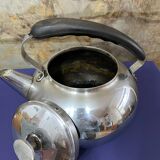 Round chrome kettle