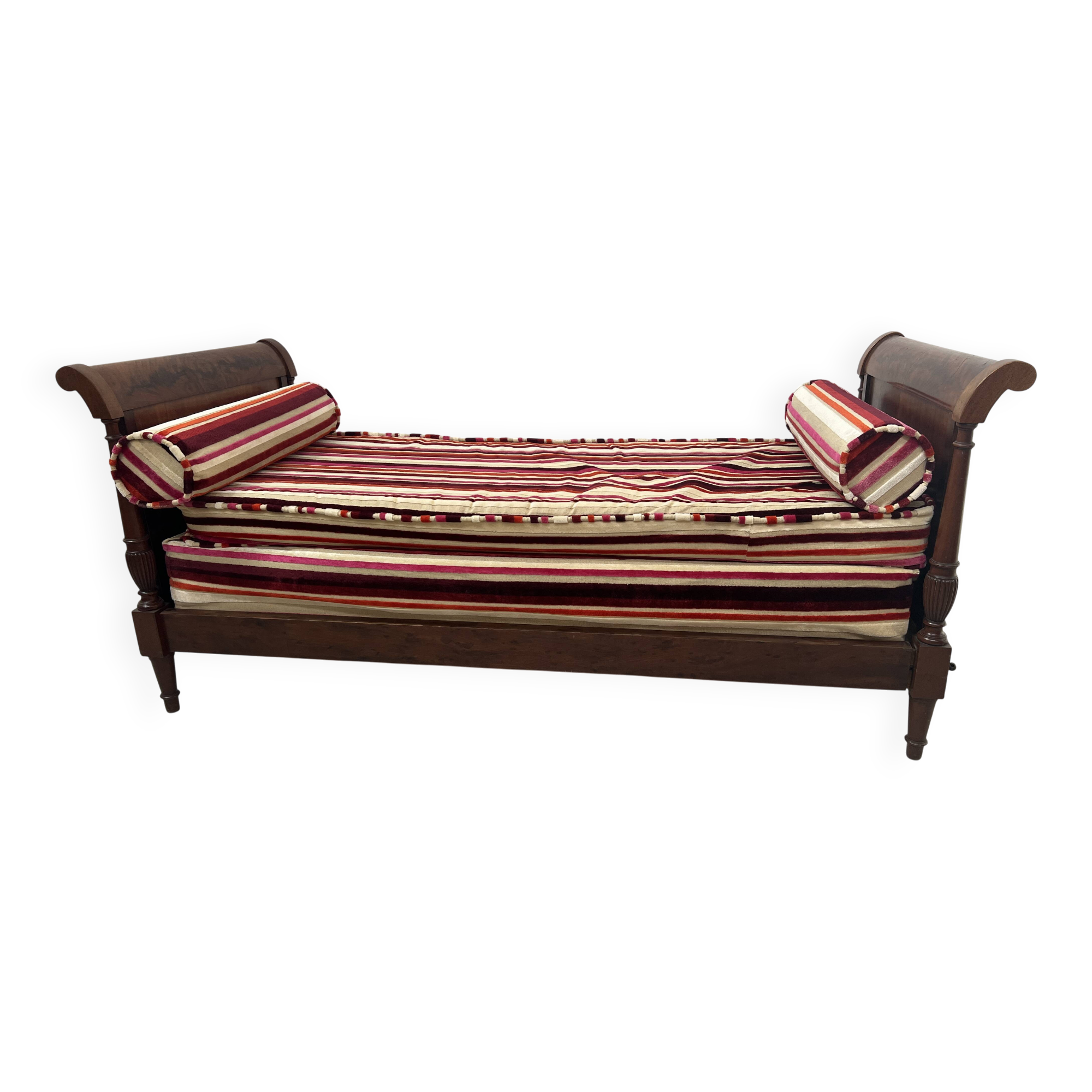 Louis XVI style mahogany daybed, 19th century