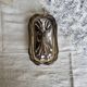 Vintage silver-plated butter dish in rococo style - Glass compartment - Knife